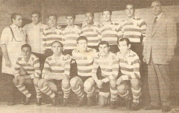 David Jlius (arriba en el centro) se convirtió en una figura del Sporting lisboeta/ SCP