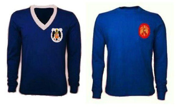 Las camisetas de España de los años 40 y la de la final de la Eurocopa de 1964 fueron azules/ CS