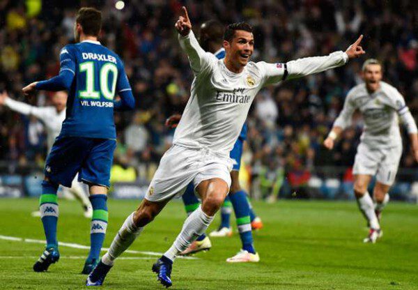 Cristiano Ronaldo resolvió el solo la eliminatoria ante el Wolfsburgo/ Getty Images